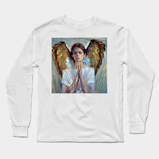 angel of prayer Long Sleeve T-Shirt